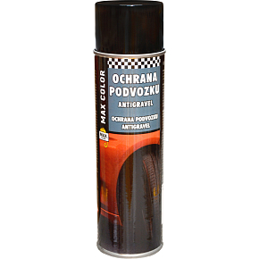Max Color Antigravel Farbe zum Schutz des Unterbodens, schwarz, 500 ml