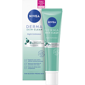 Nivea Derma Skin Clear Nacht Peeling 40 ml