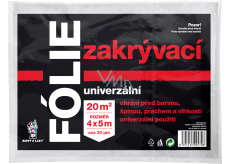 BALtool Univerzální zakrývací fólie, 30 µ, 20 m², 4 x 5 m 1 kus