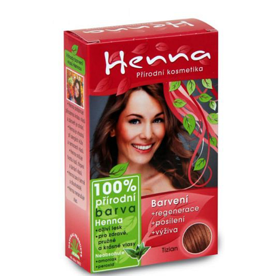 Henna natürliche Haarfarbe Tizian 120 Pulver 33 g