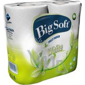 Big Soft White parfümiertes Toilettenpapier 2 Lage 200 Stück 4 Stück