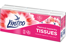 Linteo 3-lagige Papiertaschentücher, 10 × 10 Stk