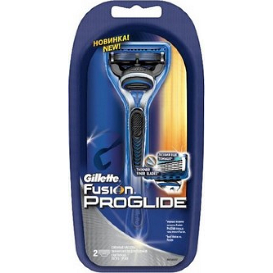 Gillette Fusion ProGlide Rasierer + Ersatzkopf 2 Stück für Männer