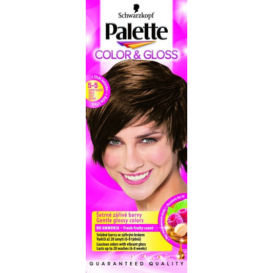Schwarzkopf Palette Farbe & Glanz Haarfarbe 5 - 5 Wilde Walnuss