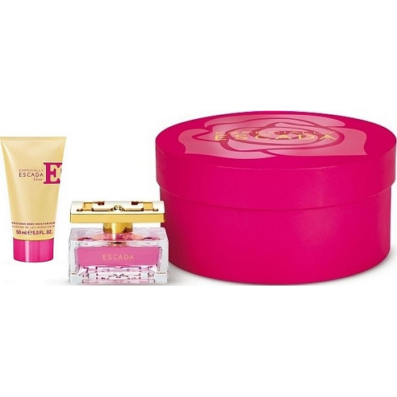 Escada Besonders Elixier parfümiertes Wasser 75 ml + Körperlotion 50 ml, Geschenkset