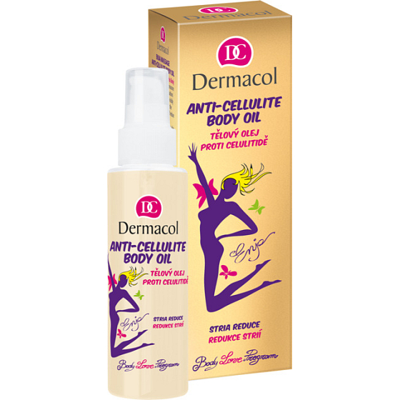 Dermacol Enja Anti-Cellulite & Anti-Stretch Massage Körperöl gegen Cellulite und Dehnungsstreifen 100 ml