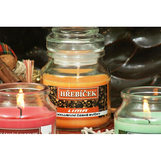 Lima Aroma Dreams Gewürznelke aromatisches Kerzenglas mit Deckel 120 g