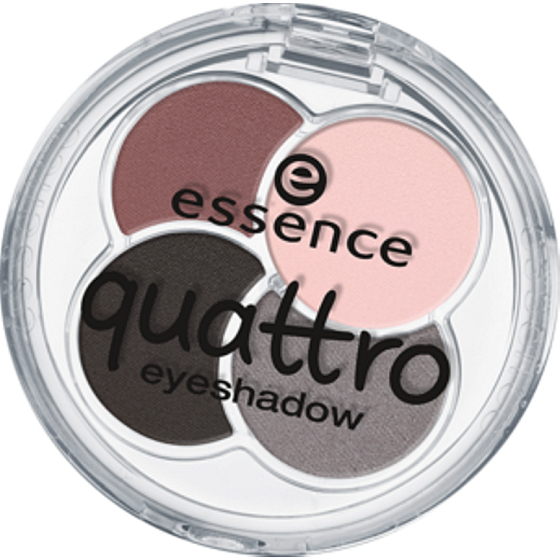 Essenz Quattro Lidschatten Lidschatten 19 Grautöne und Rosen 5 g