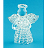 Glas Engel stehend 6 cm