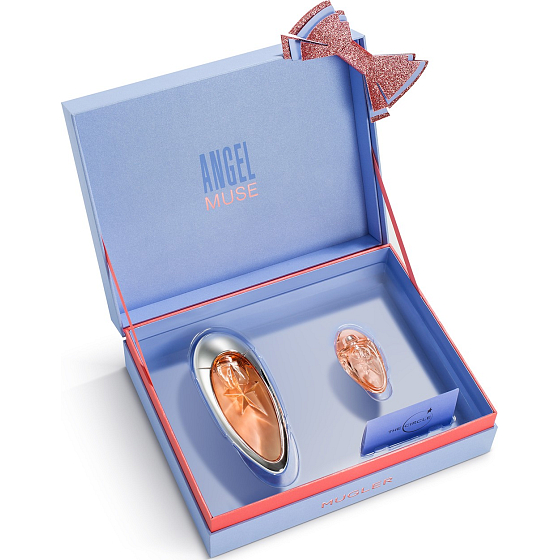 Thierry Mugler Angel Muse parfümiertes Wasser für Frauen 50 ml + parfümiertes Wasser 5 ml, Geschenkset