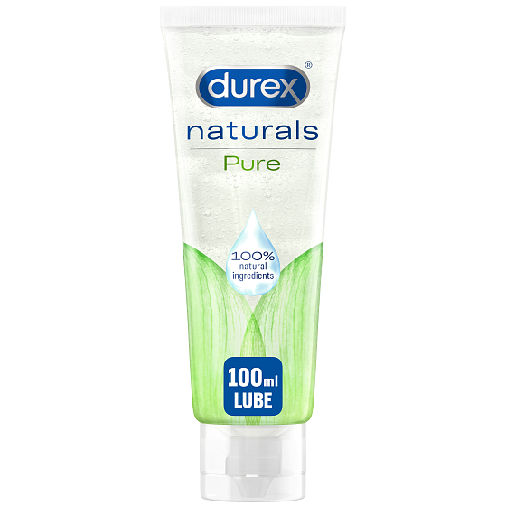 Durex Naturals Reines Intim-Gleitgel nur mit einer natürlichen Zusammensetzung von 100 ml