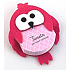 Wenn Tweets Notizbuch mit Magnet Pink 100 Blatt