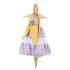 Engel Stoff violett 47 cm