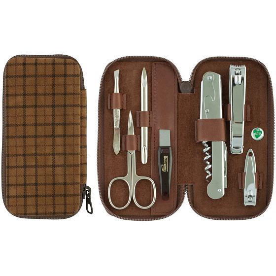 Dup Manicure Sebastian Kunstleder 7-tlg. Für Herren Modell 230402-305