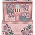 Baylis & Harding Velvet Rose und Cashmere Körperspray 100 ml + Körperbutter 100 ml + Badesalz 100 g + Duschcreme 50 ml + Waschgel 50 ml + Schmuckschatulle, Kosmetikset