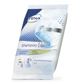 Tena Cap Cap mit Shampoo für spülungsfreies Haarwaschen mit zartem Duft für bettlägerige Patienten 1 Stk