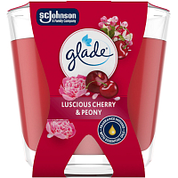 Glade Duftkerze Decor Luscious Cherry & Peony, 70 g