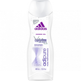 Adidas Adipure Duschgel ohne Seifenbestandteile und Farbstoffe für Frauen 400 ml