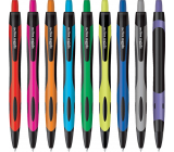 Spoko Active Kugelschreiber, blaue Mine, 0,5 mm 1 Stück verschiedene Farben