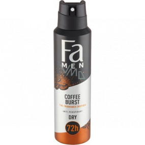 Fa Men Coffee Burst 72h Antitranspirant Deodorant Spray für Männer 150 ml