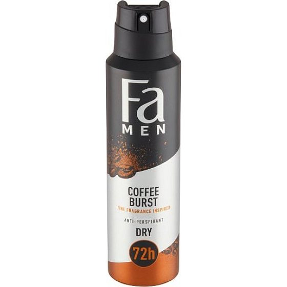 Fa Men Coffee Burst 72h Antitranspirant Deodorant Spray für Männer 150 ml