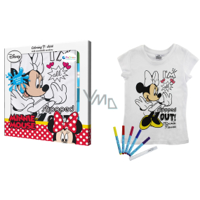 Minnie Mouse ReDraw T-Shirt Färbe dein eigenes Shirt, empfohlen ab 3 Jahren