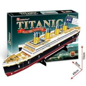 Clementoni Puzzle 3D Titanic 35 Teile, empfohlen ab 9 Jahren