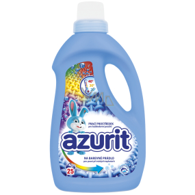 Azurit Universal-Flüssigwaschmittel für Buntwäsche zum Waschen bei niedrigen Temperaturen 25 Dosen 1000 ml