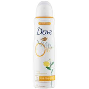 Dove Lemon & Peach Deodorant Spray für Frauen ohne Aluminiumsalze 150 ml