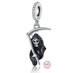 Charms Sterling Silber 925 Tod mit Sense, Halloween Armband Anhänger Charms Sterling Silber 925 Tod mit Sense, Halloween Armband Anhänger