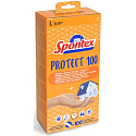 Spontex Protect 100 Einmalartikel, hypoallergen, puderfrei, Vinyl, Größe L, Karton mit 100 Stück