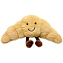 Albi Humorvolles Plüsch-Kissen Croissant 25 x 50 cm