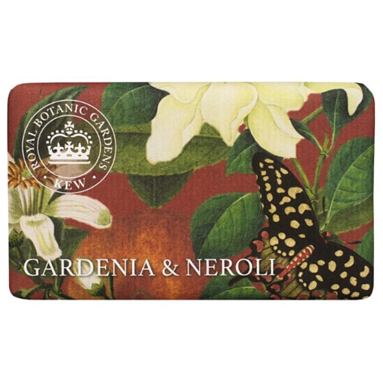 English Soap Gardenia & Neroli natürliche parfümierte Toilettenseife mit Sheabutter 240 g