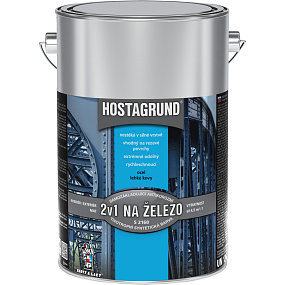 Hostagrund 2v1 S2160 Grund- und Deckfarbe für Metall, 0243 braun, 4 l