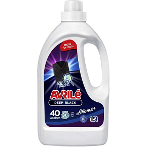 Avrilé Deep Black Waschgel für schwarze Wäsche, 40 Wäschen 1,5 l