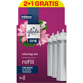Glade ONE Nachfüllpackungen für den Lufterfrischer Relaxing Zen 3×10 ml, 30 ml