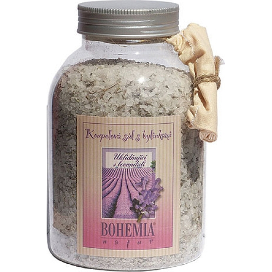 Bohemia Gifts Lavendel mit Kräutern Beruhigendes Badesalz 1,2 kg