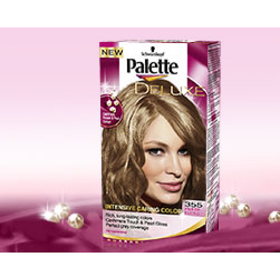 Schwarzkopf Palette Deluxe Nourishing 7 Oils Haarfarbe 355 Amber Fawn