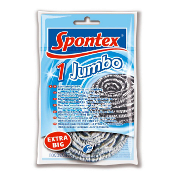Spontex Jumbo Edelstahldrahtgeflecht groß 1 Stück 40 g