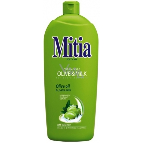 Mitia Olive & Milk Flüssigseife nachfüllen 1 l