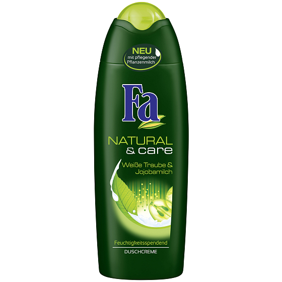 Fa Natural & Care Duschgel aus weißer Traube und Jojobamilch 250 ml
