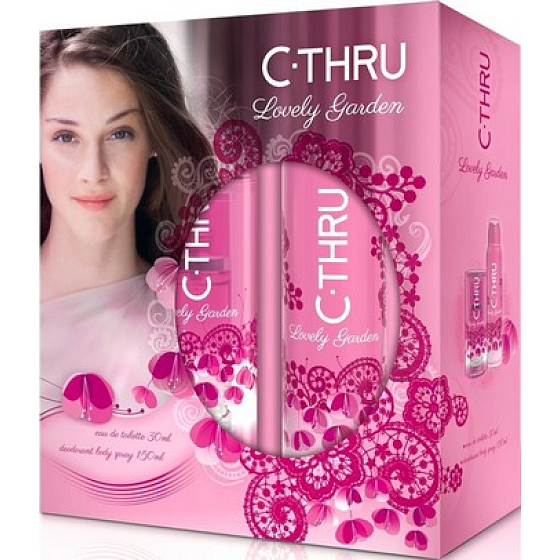 C-Thru Lovely Garden Eau de Toilette 30 ml + Deodorant Spray 150 ml, Geschenkset