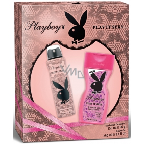 Playboy Play It Sexy Deo-Spray für Frauen 150 ml + Duschgel 250 ml, Geschenkset