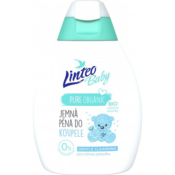 Linteo Baby Bio mit Ringelblumen-Badeschaum und Bad 250 ml