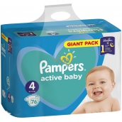 Pampers Active Baby Dry 4 Maxi 9-14 kg Wegwerfwindeln 76 Stück