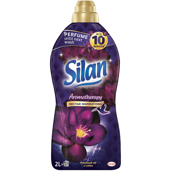Silan Aromatherapie Nektar Inspirationen Patchouli Öl & Lotus Weichspüler 80 Dosen 2 l