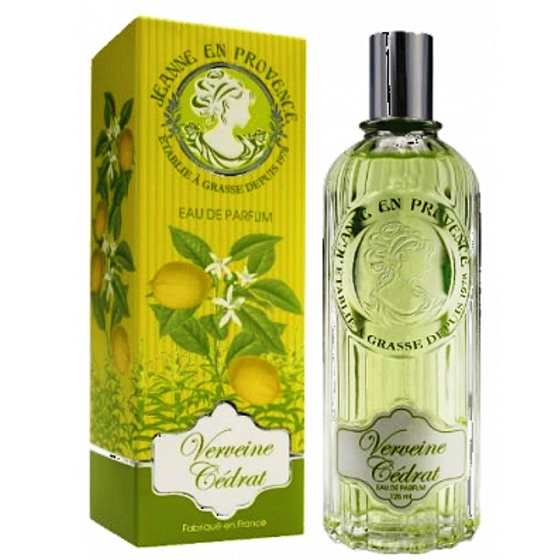 Jeanne en Provence Verveine Cédrat - Parfümwasser mit Eisenkraut und Zitrusfrüchten für Frauen 125 ml