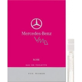 Mercedes-Benz Rose Eau de Toilette für Frauen 1,5 ml mit Spray, Fläschchen