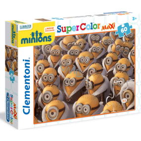 Clementoni Puzzle Maxi Mimons 60 Teile, empfohlen ab 3 Jahren