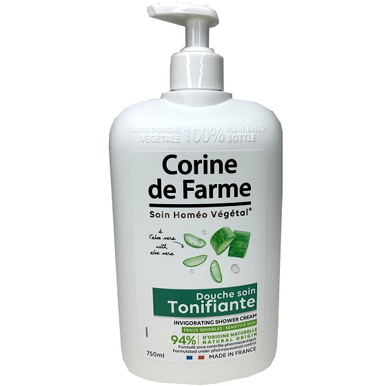 Corine de Farme Aloe Vera Duschgel mit Spender 750 ml